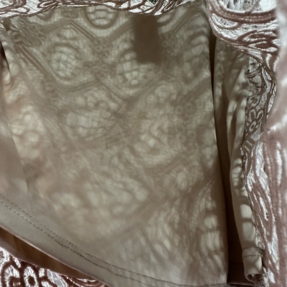 Ultra Pink Lace Blouse in Cream - Picture 9 of 11